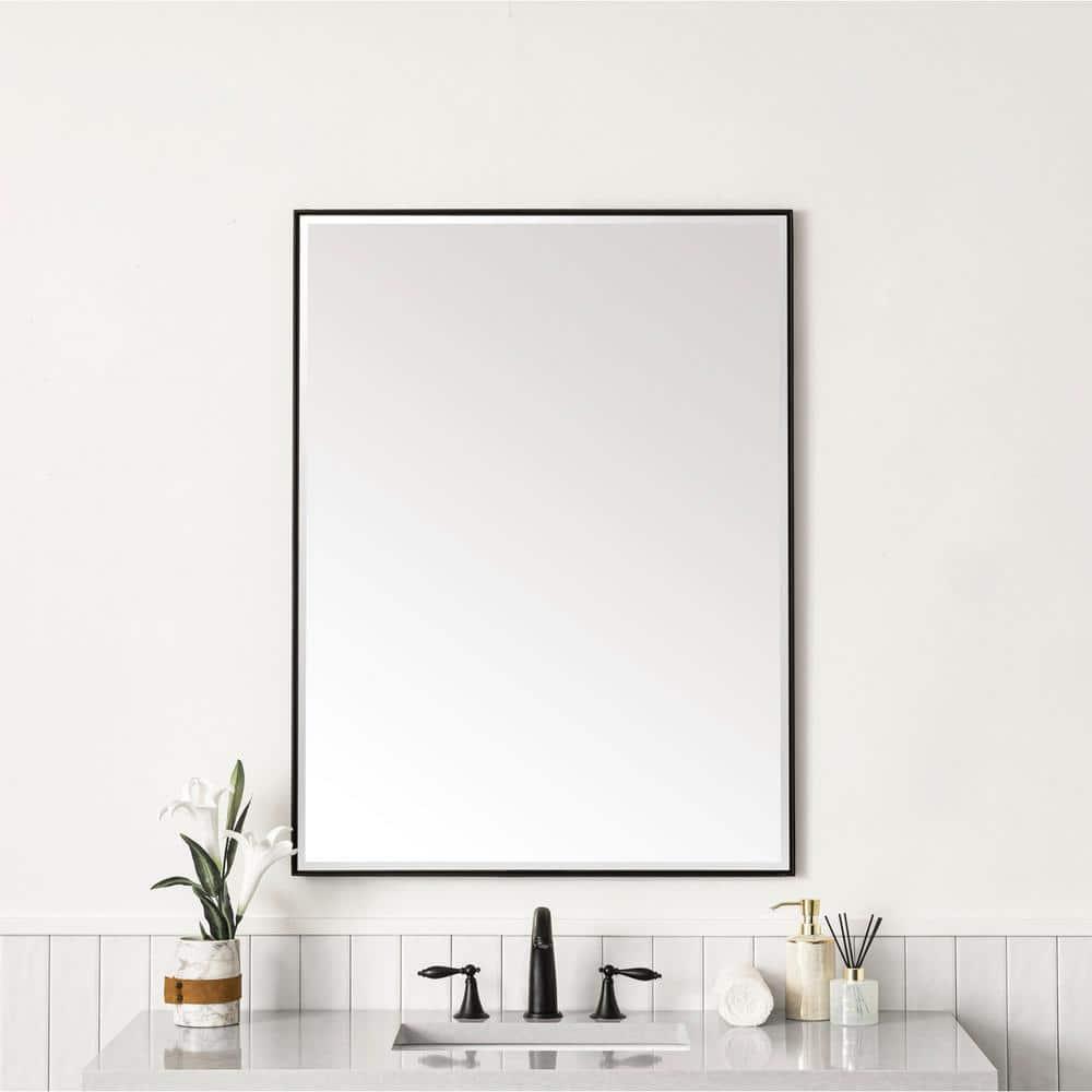 Rohe Rectangle Beveled Bathroom Mirror