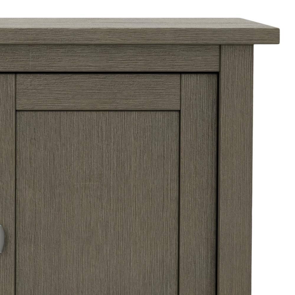 Simpli Home Warm Shaker 47"W Solid Wood TV Stand for TVs up to 55" with 2 Storage Cabinets and 2 Drawers