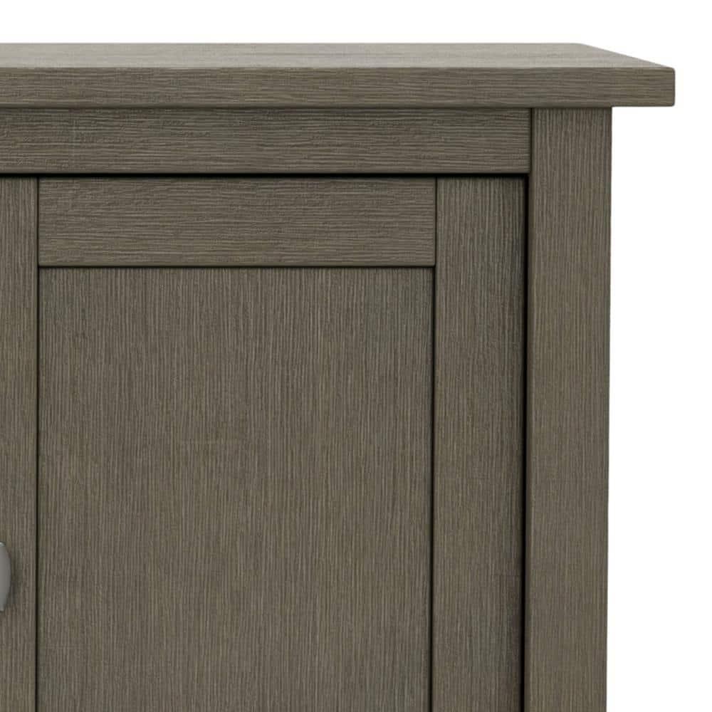 Simpli Home Warm Shaker 47"W Solid Wood TV Stand for TVs up to 55" with 2 Storage Cabinets and 2 Drawers