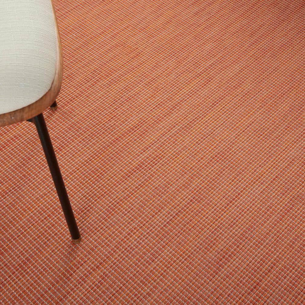 Nourison Positano POS01 Indoor/outdoor Area Rug - Terracotta 4' x 6'