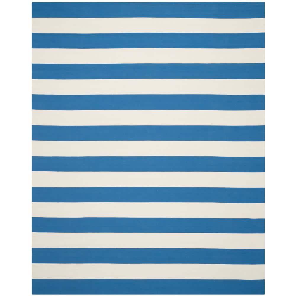 Montauk MTK712 Hand Woven Indoor Area Rug - Blue/Ivory - 8'x10' - Safavieh