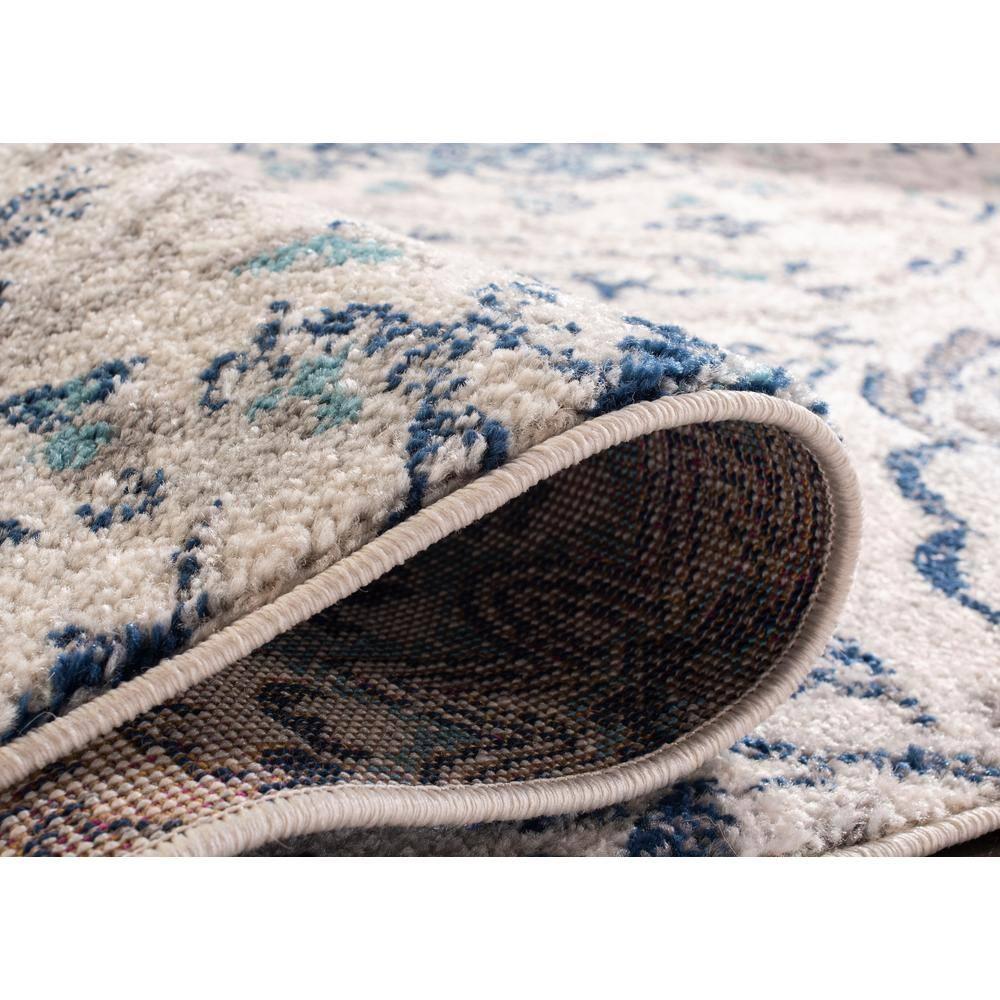 SAFAVIEH Madison Hope Floral Paisley Area Rug, Cream/Light Grey, 10' x 10' Square