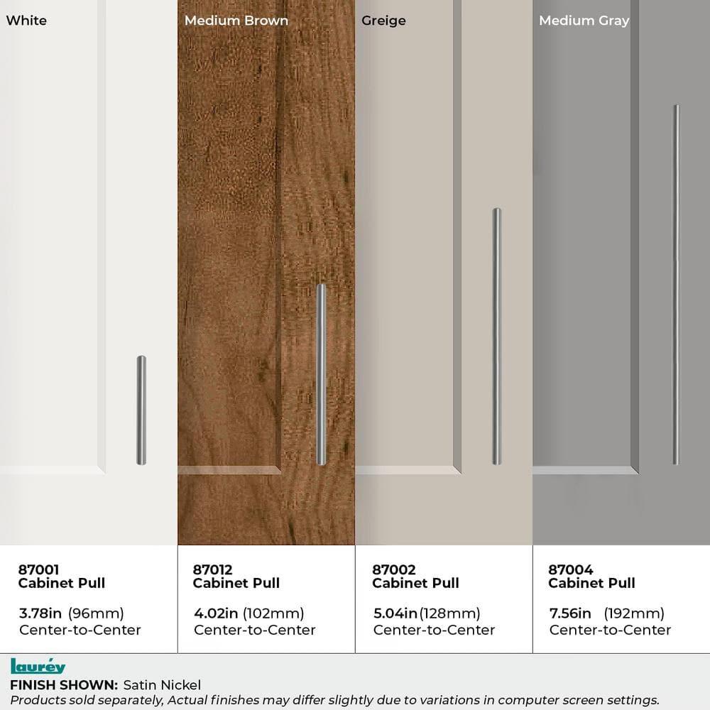 Melrose 6 in. Center-to-Center Satin Nickel Bar Pull Cabinet Pull (10-Pack)