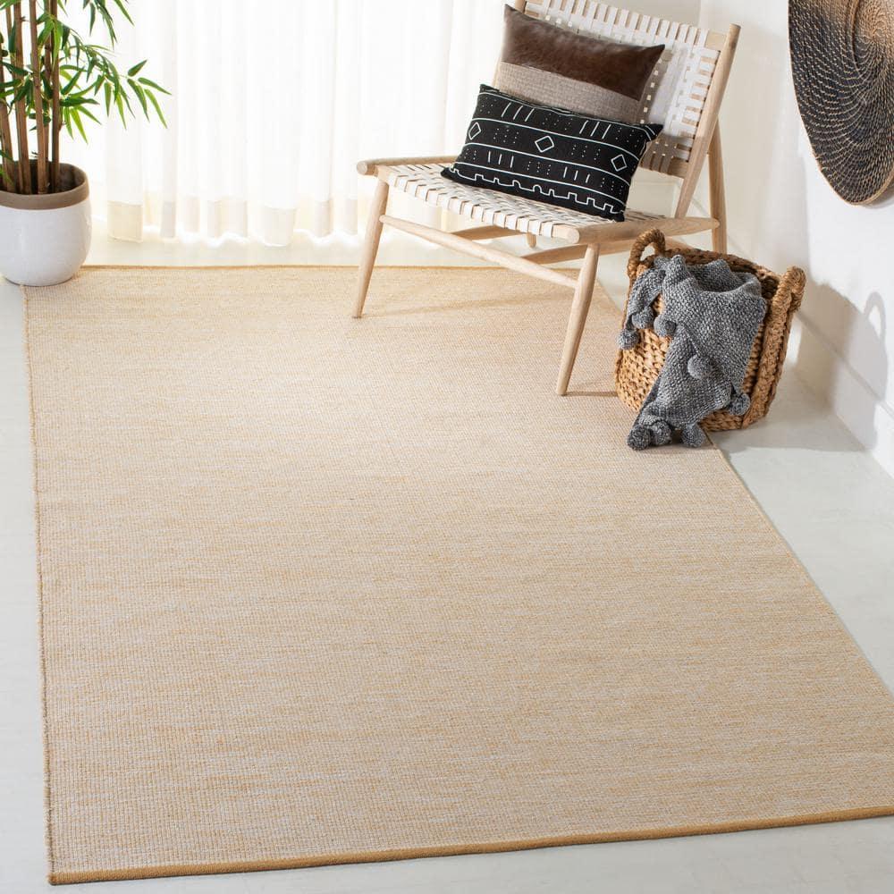 Montauk MTK250 Hand Woven, Flat Weave Indoor Area Rug - Gold - 6'x9' - Safavieh