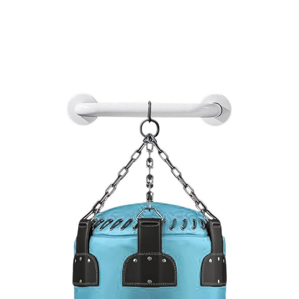 18 Inch Handicap Grab Bars, 2 Pack Stainless Steel Grab Bar for Bathtubs and Showers, Wall Mount Safety Shower Grab Bars for Seniors Injury Elderly, White