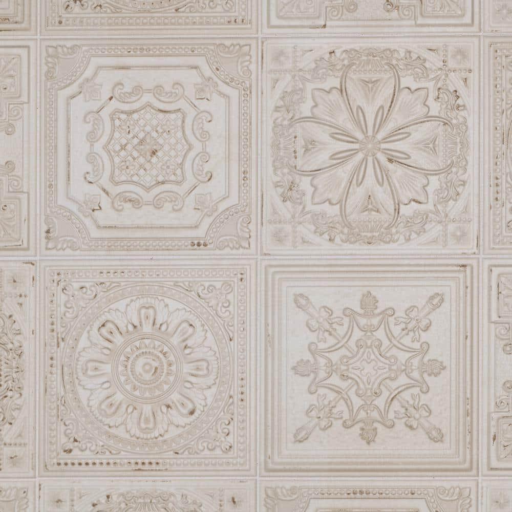 Fitz 8" x 8" Ceramic Patterned Wall Tile