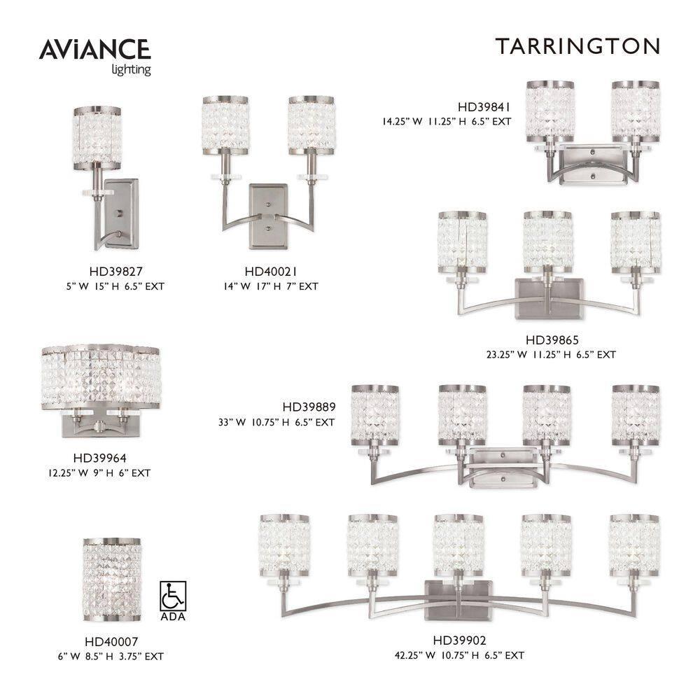 Livex Lighting Grammercy 1 - Light Wall Light in  Brushed Nickel