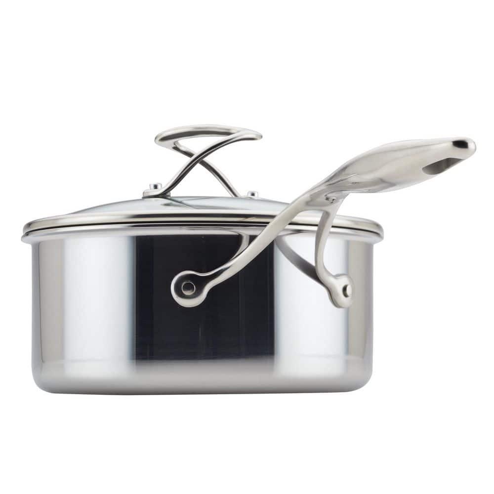 Circulon 11-Piece Stainless Steel Nonstick Cookware Set SteelShield Clad in Silver