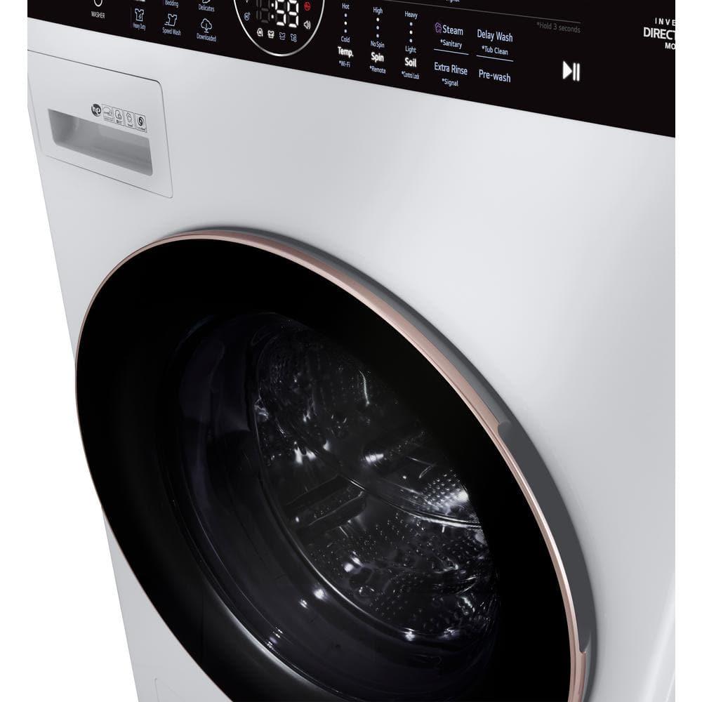 LG WKE100HWA 27 inch White WashTower™ with Center Control™ 4.5 cu. ft. Washer and 7.4 cu. ft. Electric Drye