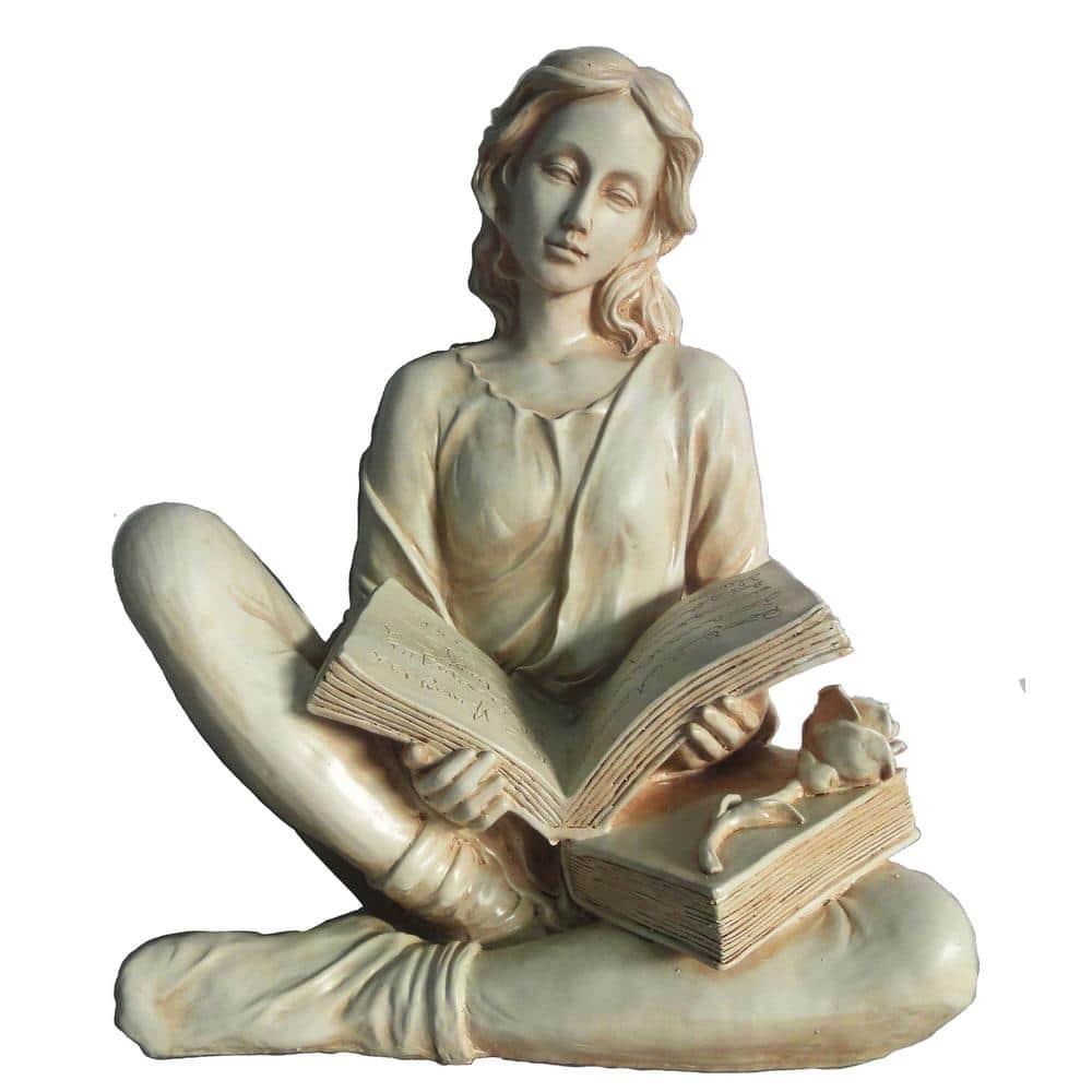 Hi-Line Gift Ltd. Reading Lady Statue