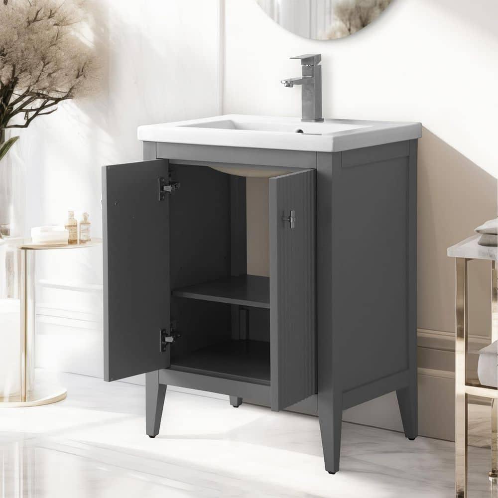 24" Single Bathroom Vanity Set