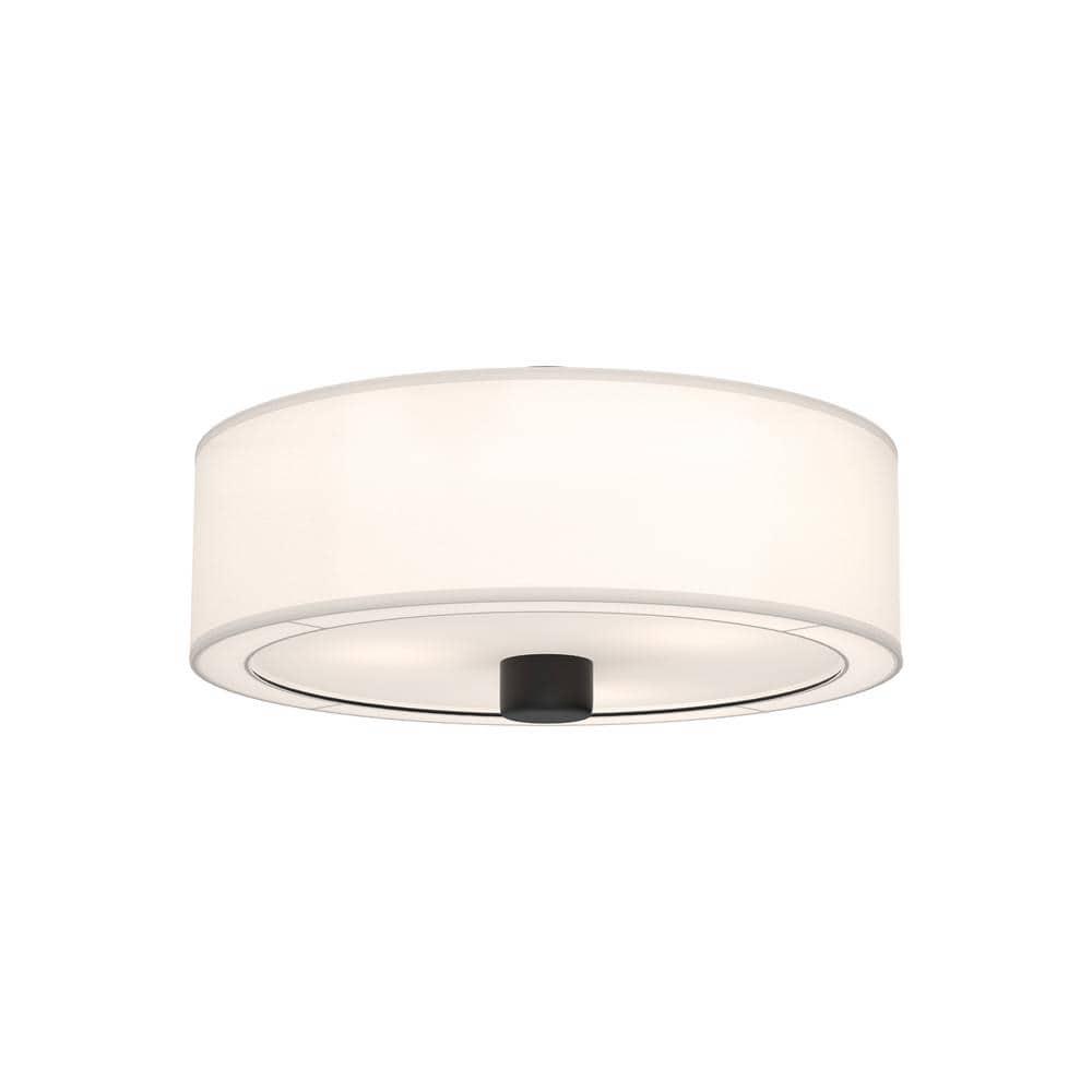 Theo Fabric Semi Flush Mount