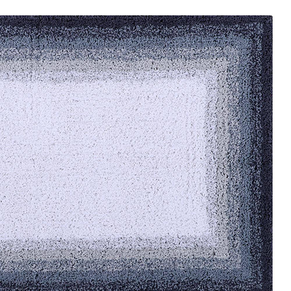 Better Trends Torrent 100% Cotton Tufted Non- Slip Backing Bath Rug 24" x 40" Rectangle - Gray