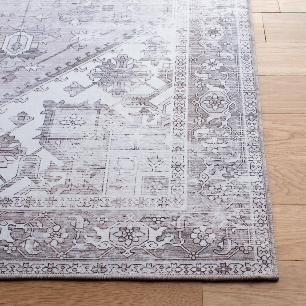 Tucson TSN102 Power Loomed Machine Washable Runner Rug - Beige/Grey - 2'6"x6' - Safavieh.