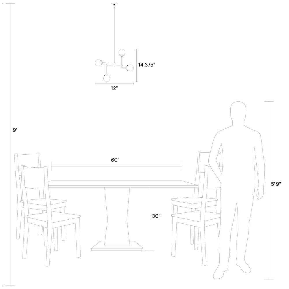 Generation Lighting Cafe 8 -Light Satin Brass Modern/contemporary For Use in Dining Rooms, Foyers, Kitchens, Chandelier