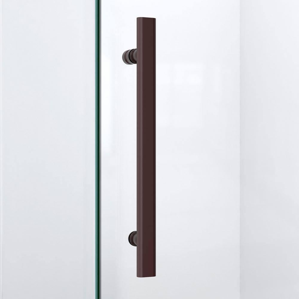 Prism Plus 38" W x 38" D x 74.75" H Frameless Neo-Angle Shower Enclosure with Base Included