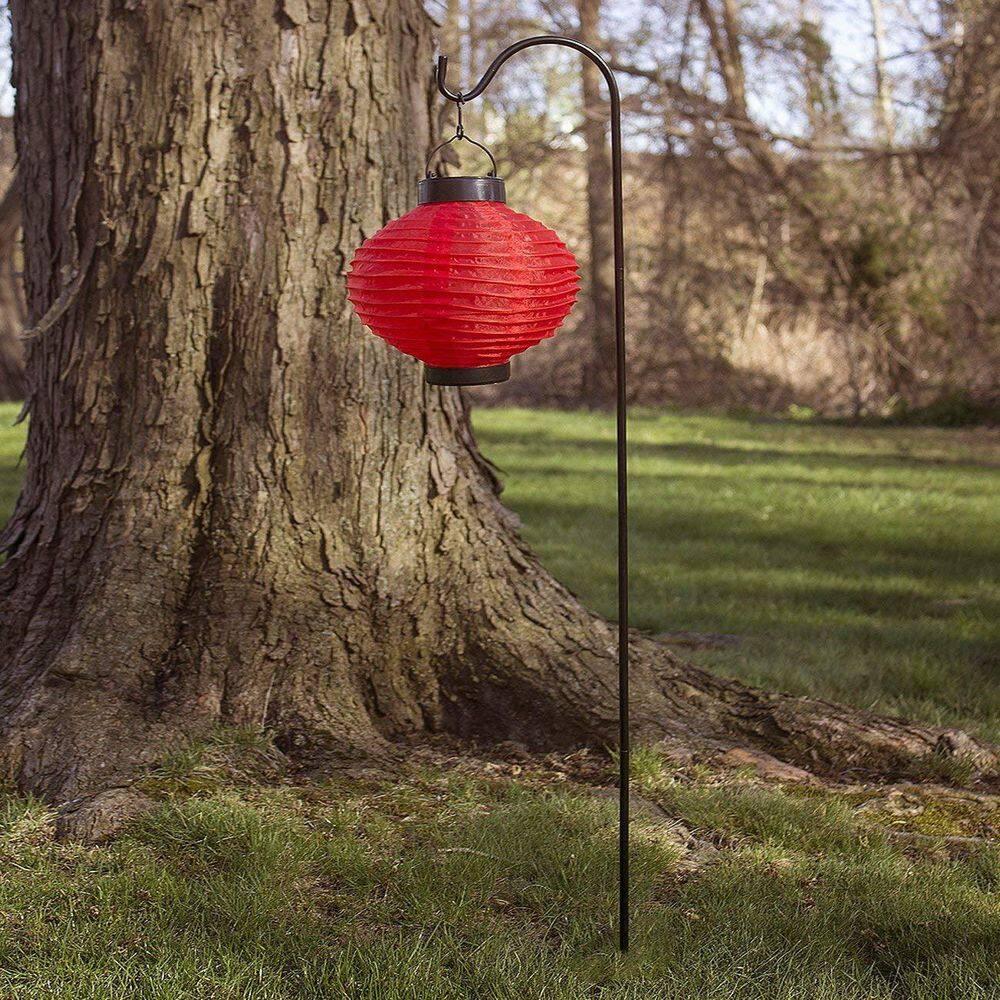 Sorbus Shepherd's Hooks - Set of 4 Extendable Garden Planter Stakes for Bird Feeders, Outdoor D cor, Plants, Lights, Lanterns, Flower Baskets, and More! Heavy Duty - Up to 6.5 Lbs. (4 Pack)