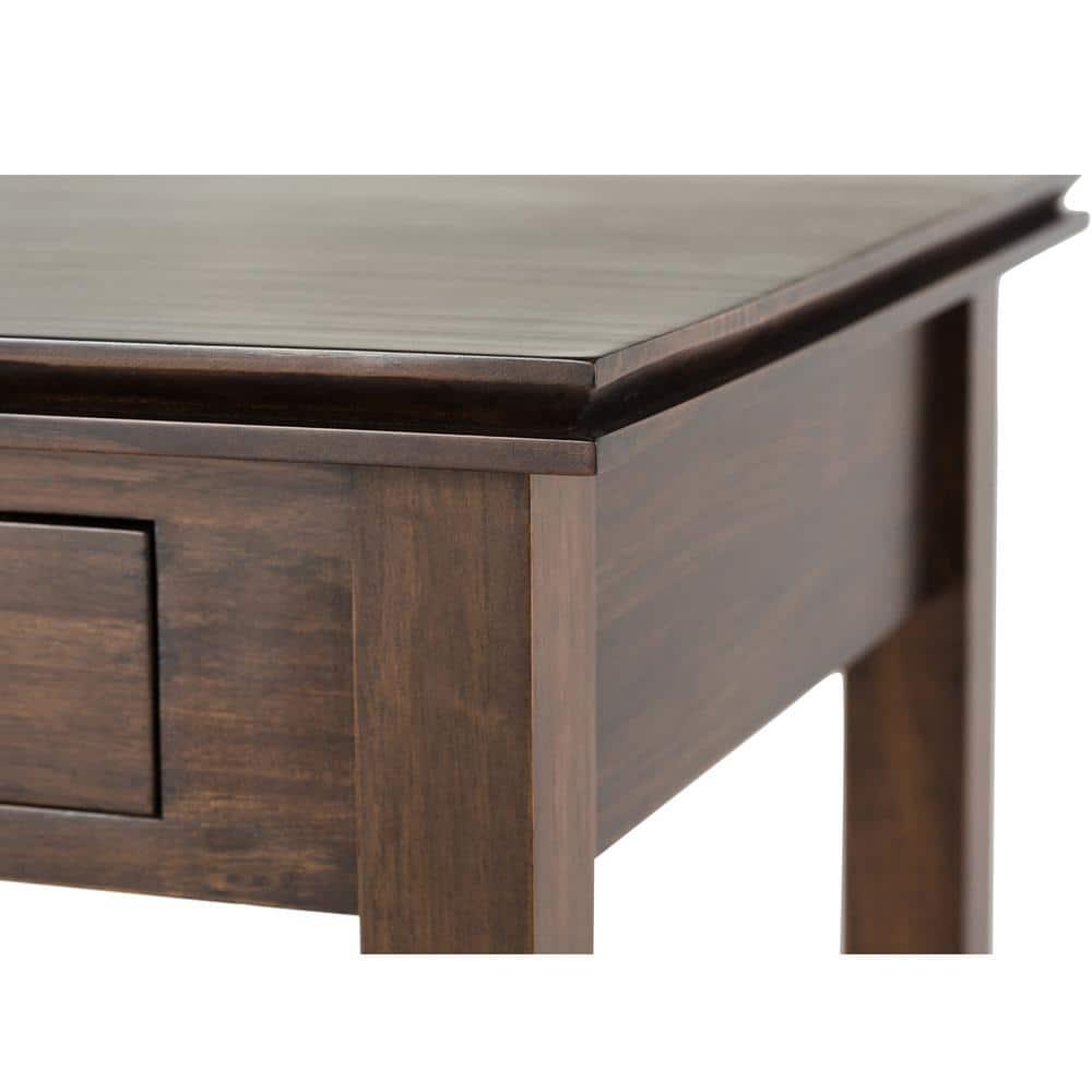 Simpli Home Artisan Wood 46" Transitional Console Sofa Table in Natural Brown