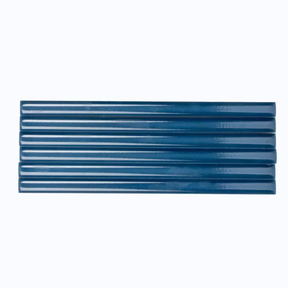 Apollo Tile Silken 7.9'' L x 0.5'' W Ceramic Round Tile Trim (Set of 10)