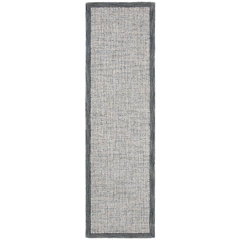 Abstract ABT220 Handmade Indoor Accent Rug - Navy/Ivory - 2'-3"x4' - Safavieh