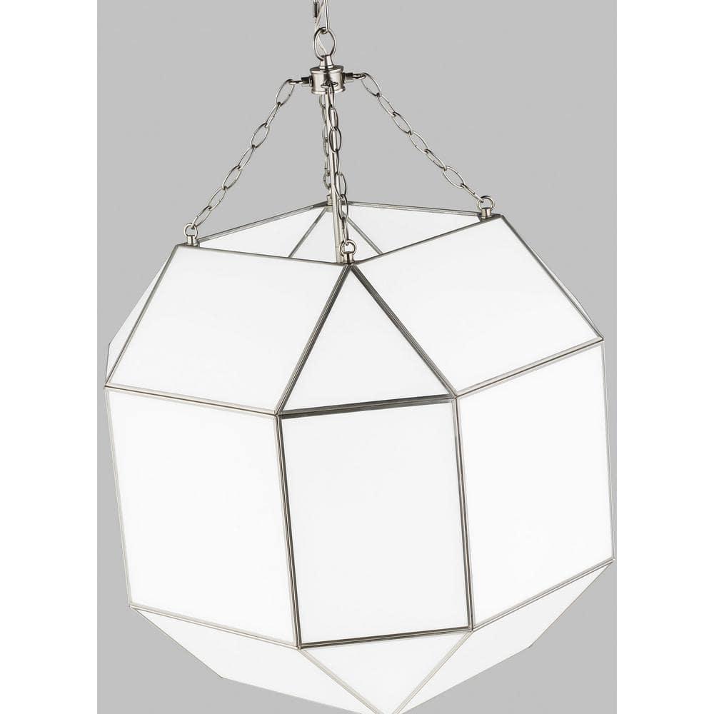 Reid 4 Light Glass Dimmable Pendant