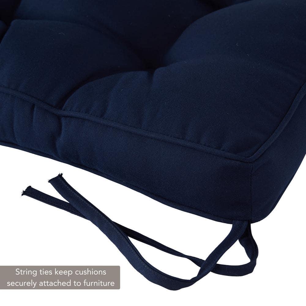 Sunbrella Canva Navy 51 x 18 in. Outdoor Bench Cushion by Greendale Home Fashions