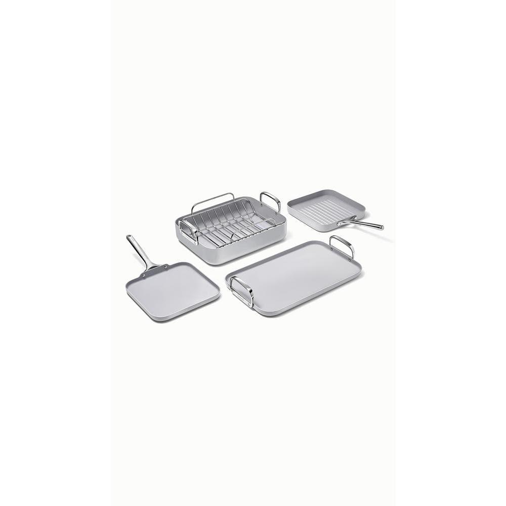 Caraway ® Grey Ceramic Non-Stick 7-Piece Cookware Set