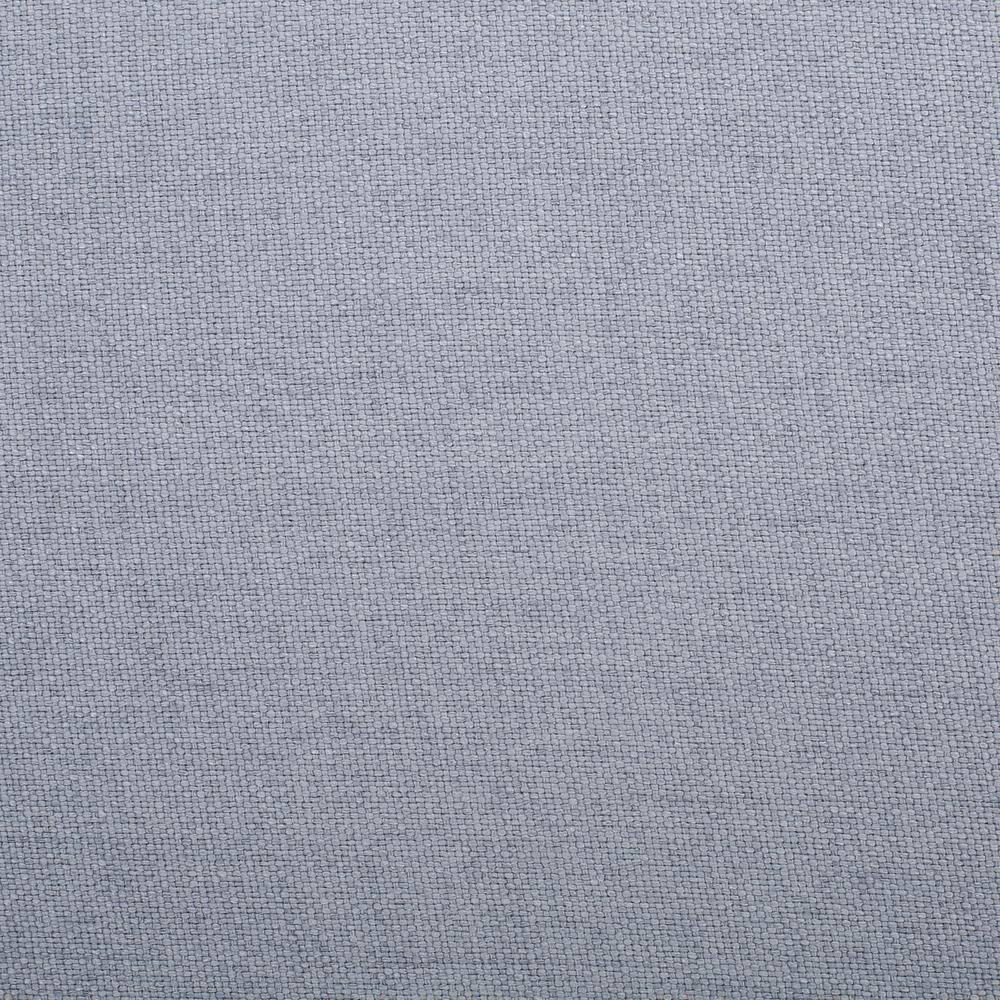 Noble House Harrisburg Fabric Storage Ottoman, Light Grey