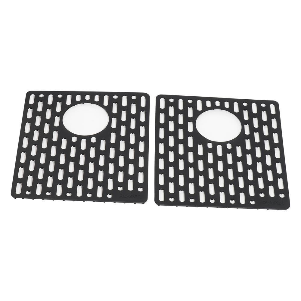 Ruvati 33-inch epiRock Workstation Double Bowl Undermount Kitchen Sink
