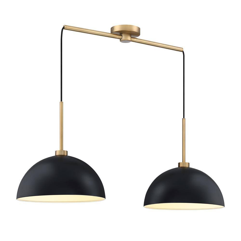 Corbo 2 - Light Kitchen Island Dome Pendant 2-Pack Kitchen Island Drum Pendant Light