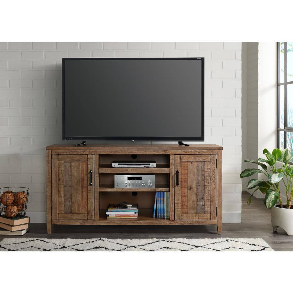 Martin Svensson Home Napa Solid Wood 65" TV Stand Natural