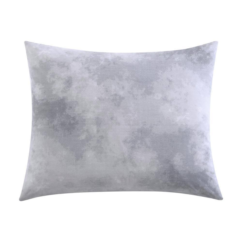 City Scene Gray/White Reversible 2 Piece Duvet Cover Set