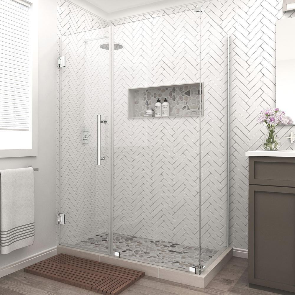 Aston Bromley 54" x 72" Rectangle Hinged Shower Enclosure SEN967EZ-CH-542236-10