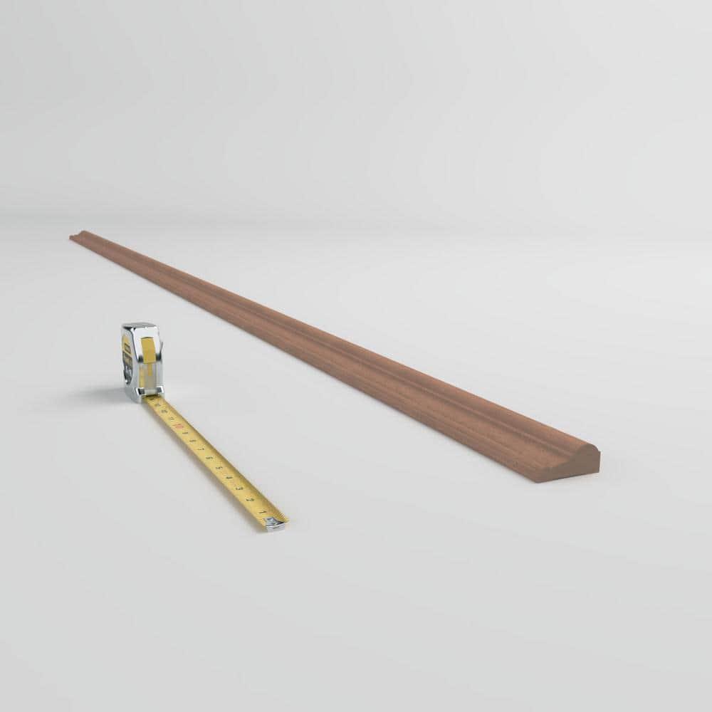 Ekena Millwork WM392 1"D x 2 3/8"W x 96"L Solid Wood Stain Chair Rail Molding