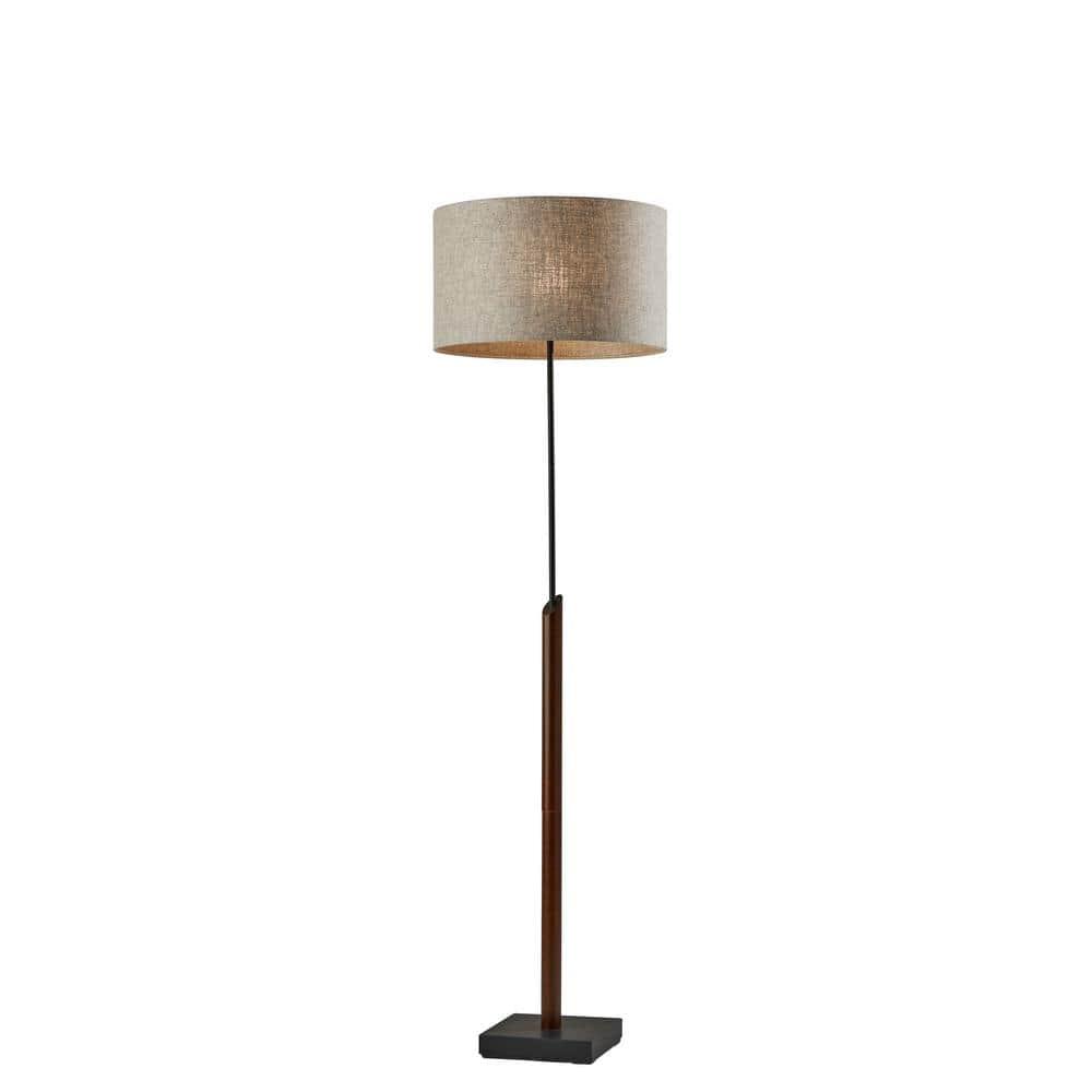 Cornelius Wood Floor Lamp (53")