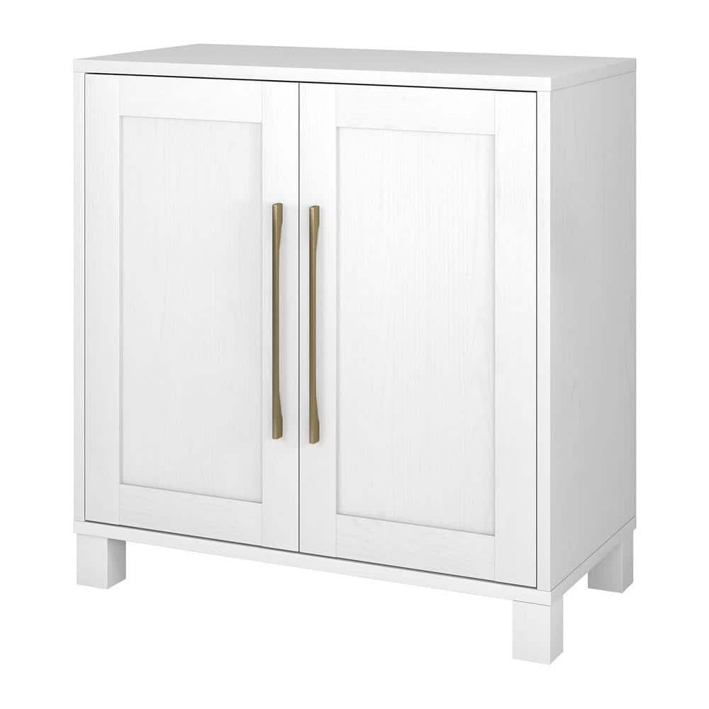 Evelyn&Zoe Chabot 28" Wide Rectangular Accent Cabinet, White