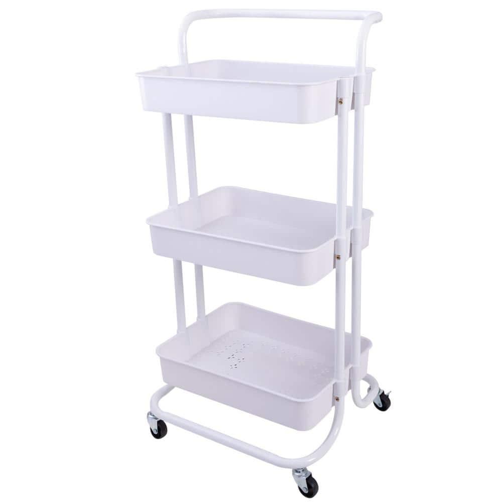 Organize It All Organize It All 3 Tier Rolling Basket Cart