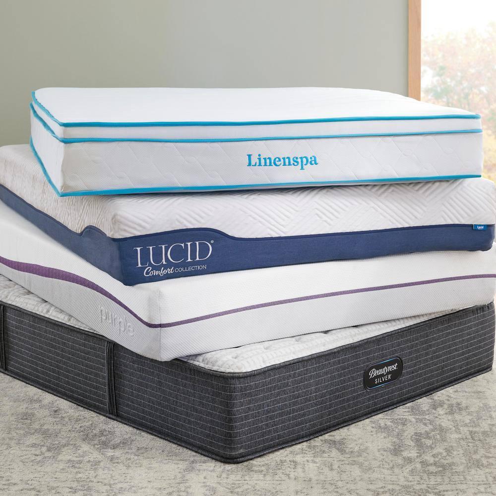 Linenspa Essentials Linenspa Essentials 10 In. Medium Gel Memory Foam Hybrid Mattress