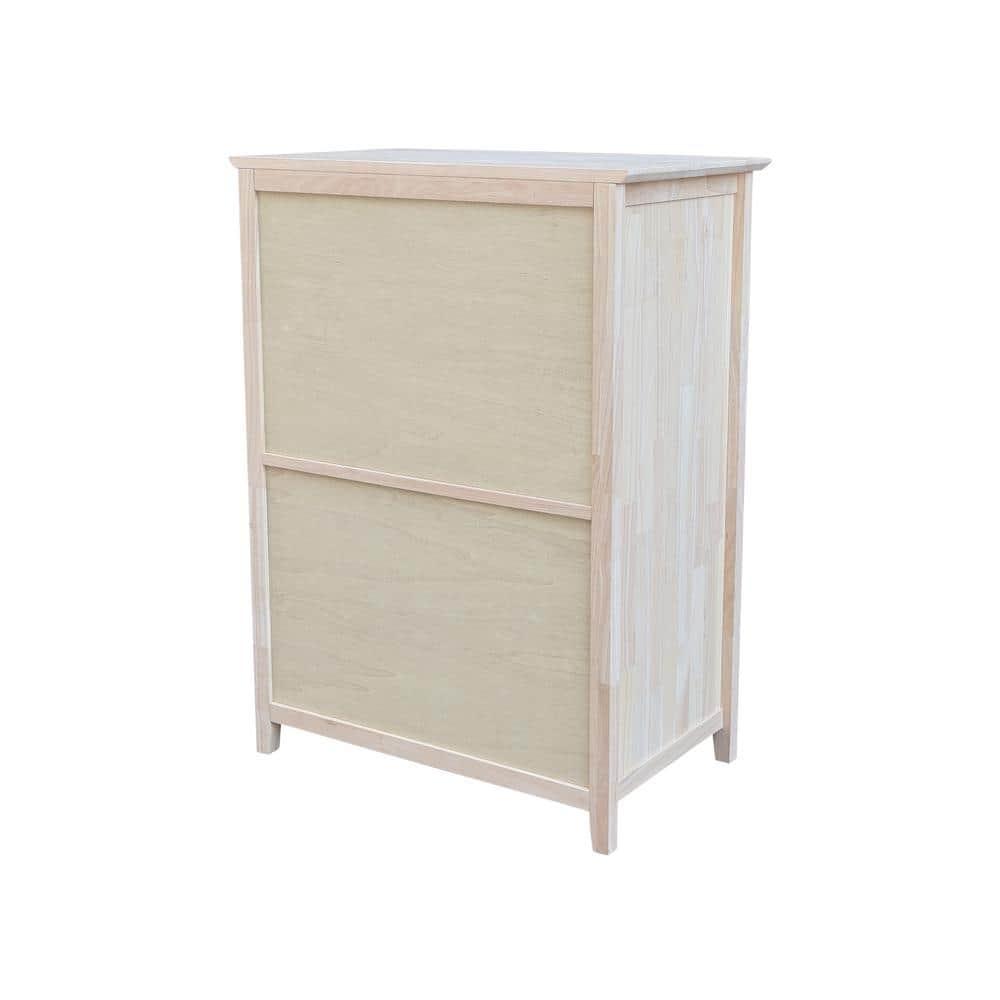 Brooklyn 4-Drawer Unfinished Wood Chest of Drawers