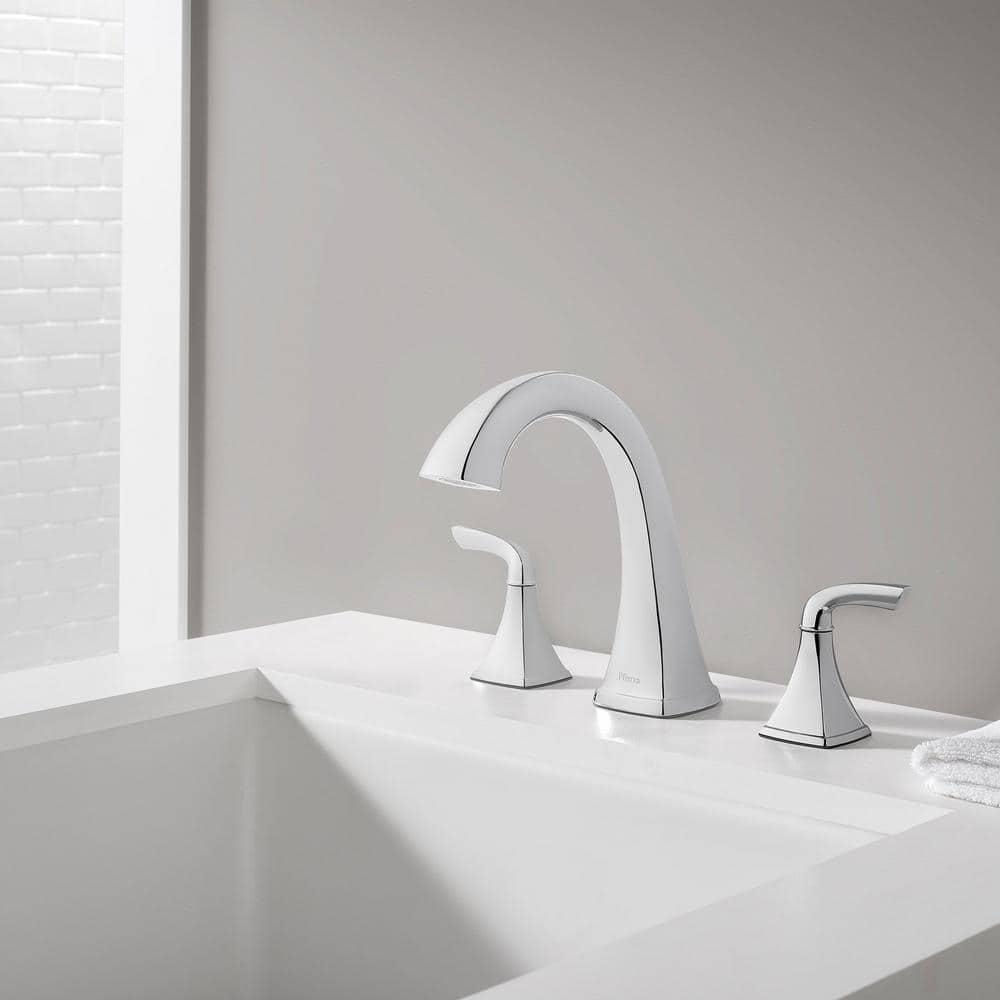 Bronson Double Handle Deck Mounted Roman Tub Faucet Trim