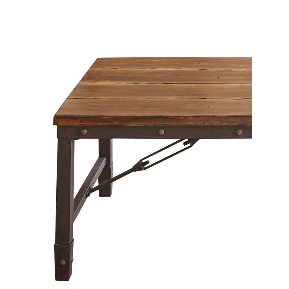 Ashford Cocktail Table Antique Honey - Steve Silver: Engineered Hardwoods, Pine Veneers, Iron Stretchers