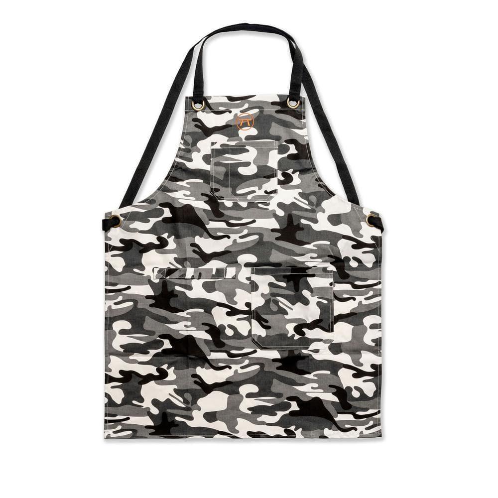 Outset Outset Camo Grill Apron, Cotton Apron For Men and Women