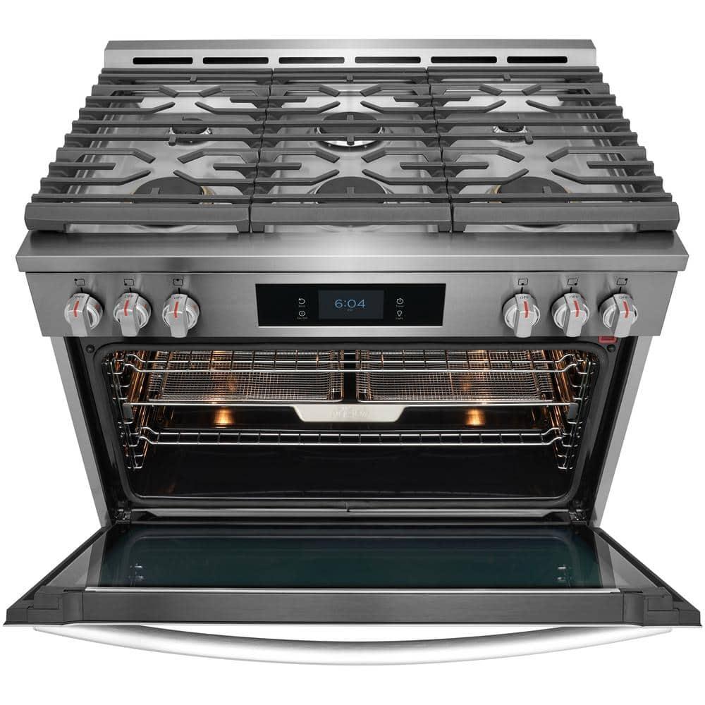 Frigidaire Gallery Frigidaire Gallery 30" 4.6 Cubic Feet Smart Dual Fuel Free Standing Range with 6 Burners GCFD3661AF