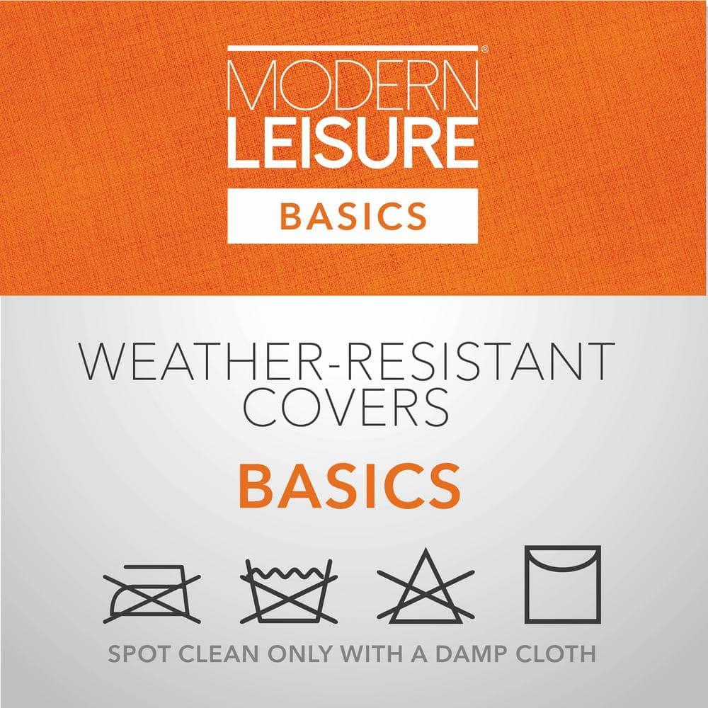 Modern Leisure Basics Outdoor Patio Chaise Lounge Cover (Set of 2)