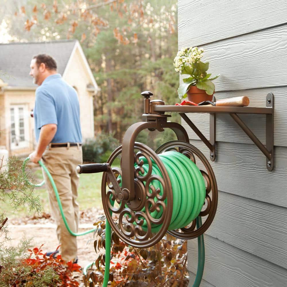 Liberty Garden Steel Wall Hose Reel