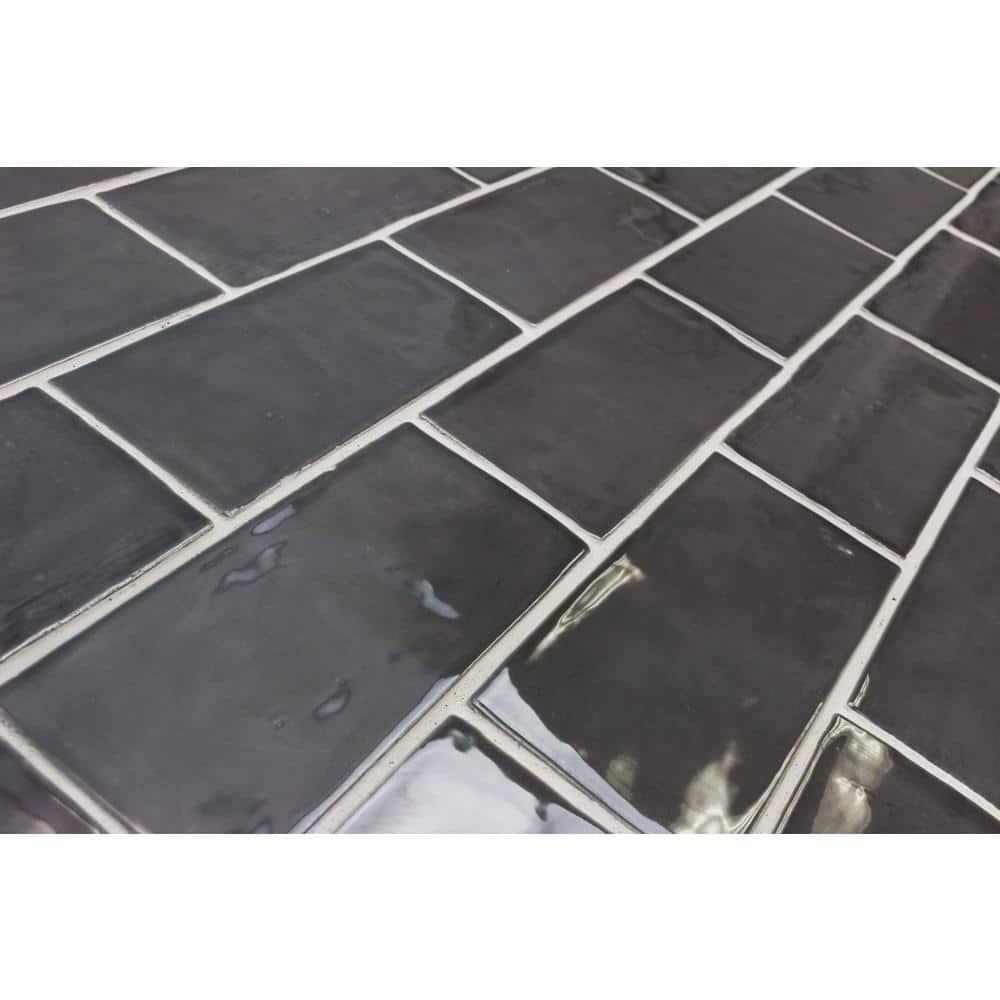 Barcelona 3x6 Blanco Polished Ceramic Subway Wall Tile (5.38 Sq. Ft. / Case)