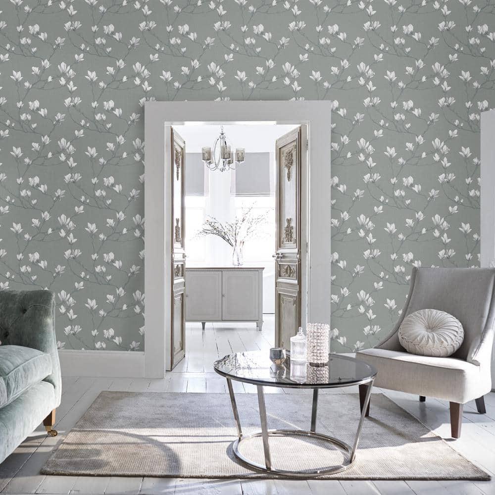 Laura Ashley Magnolia Grove Wallpaper Roll