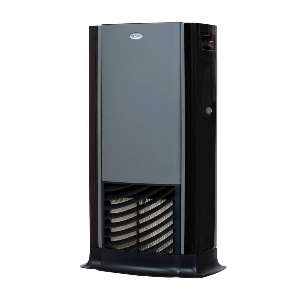AIRCARE D46 720 Humidificador Evaporativo Tower para 1200 Pies Cuadrados, Titanio/negro