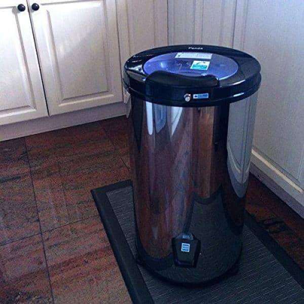 Panda Panda 0.352406 Cubic Feet cu. ft. High Efficiency Portable Dryer in Silver/Black with Child Safety Lock