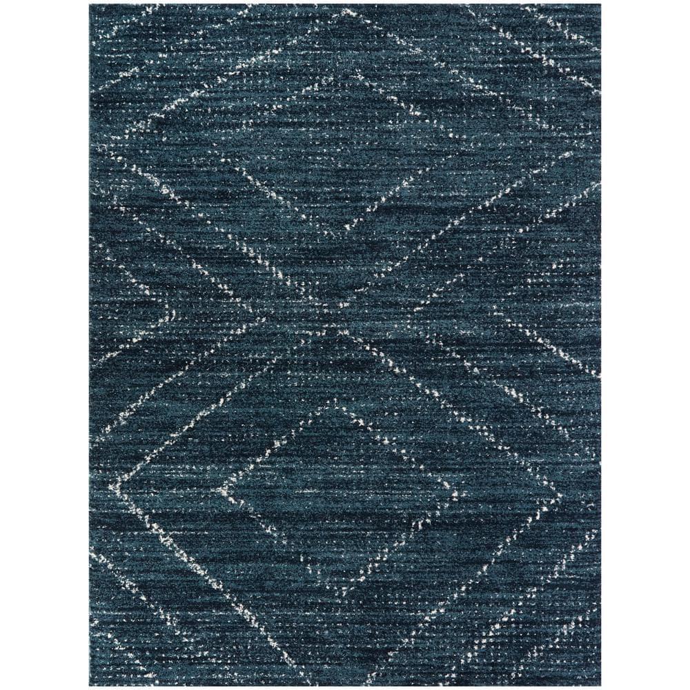 Balta Rugs 8'9"x12' Sienna Transitional Geometric Area Rug Dark Blue
